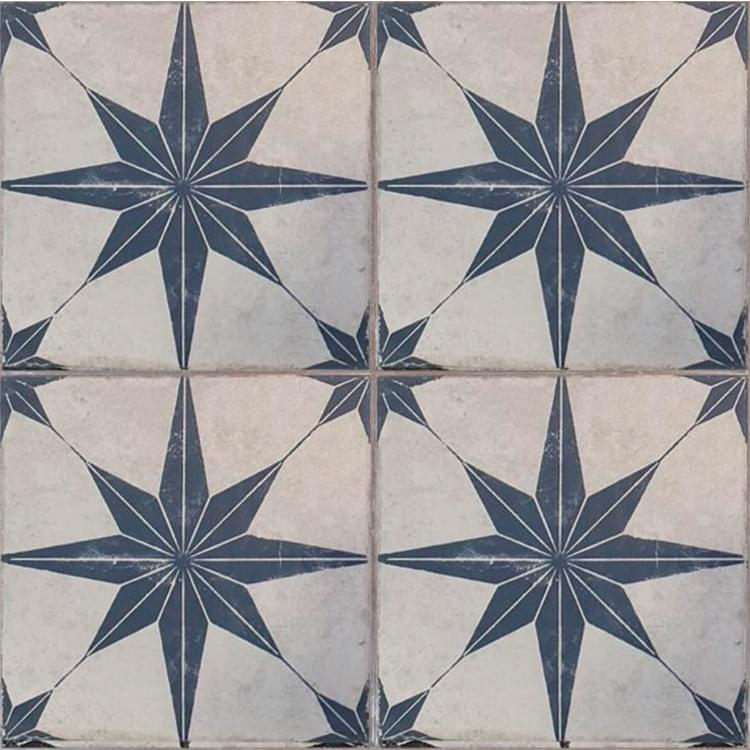Scintilla Saphire Blue Pre-cut 45x45 Etili Seramik