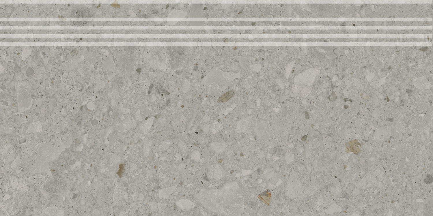 DD606020R/GR Ступень Чеппо ди Гре серый матовый обрезной 30x60x0,9 Kerama Marazzi