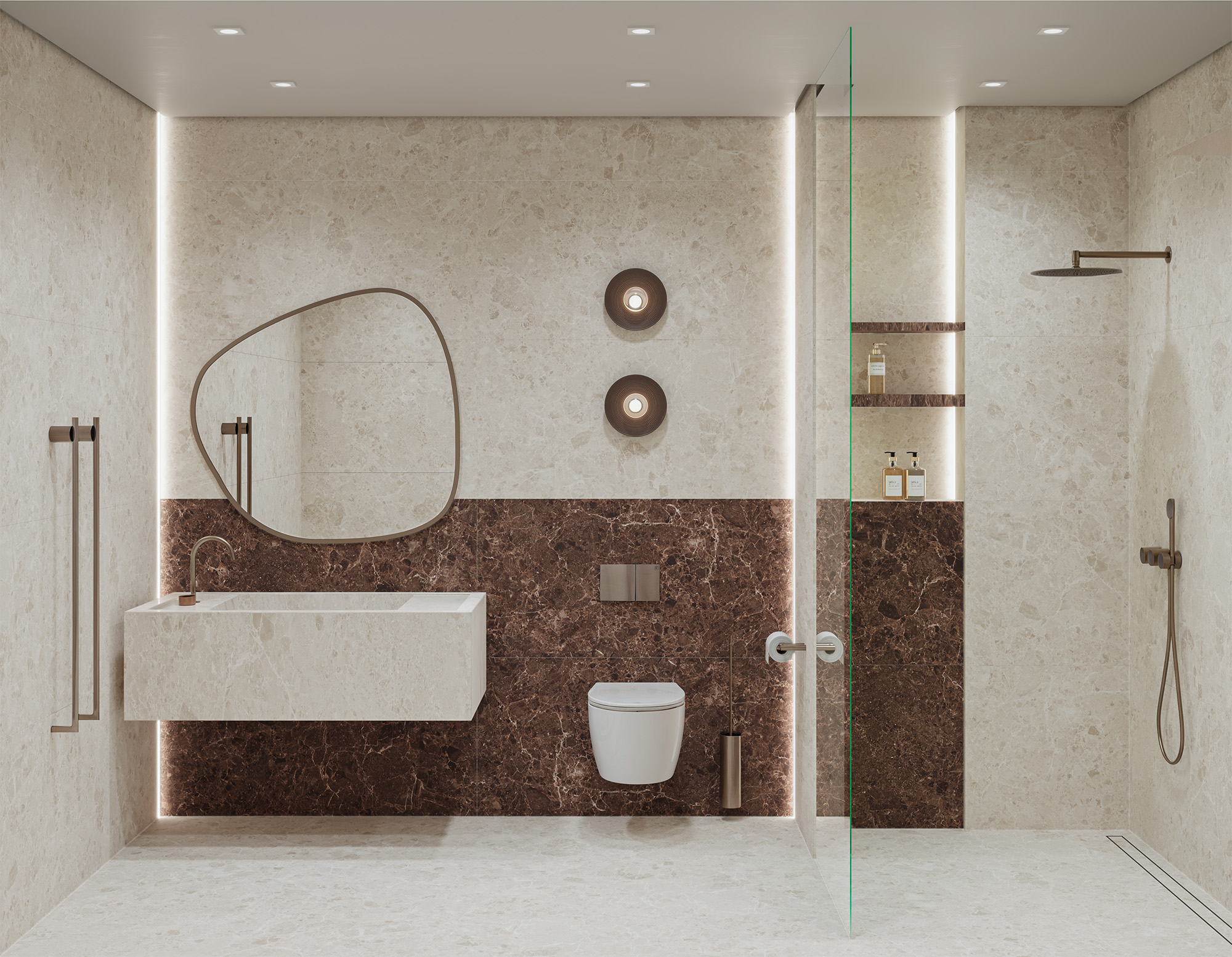 Neo Emperador Bianco Decor Satin 60x120 Staro фото 29
