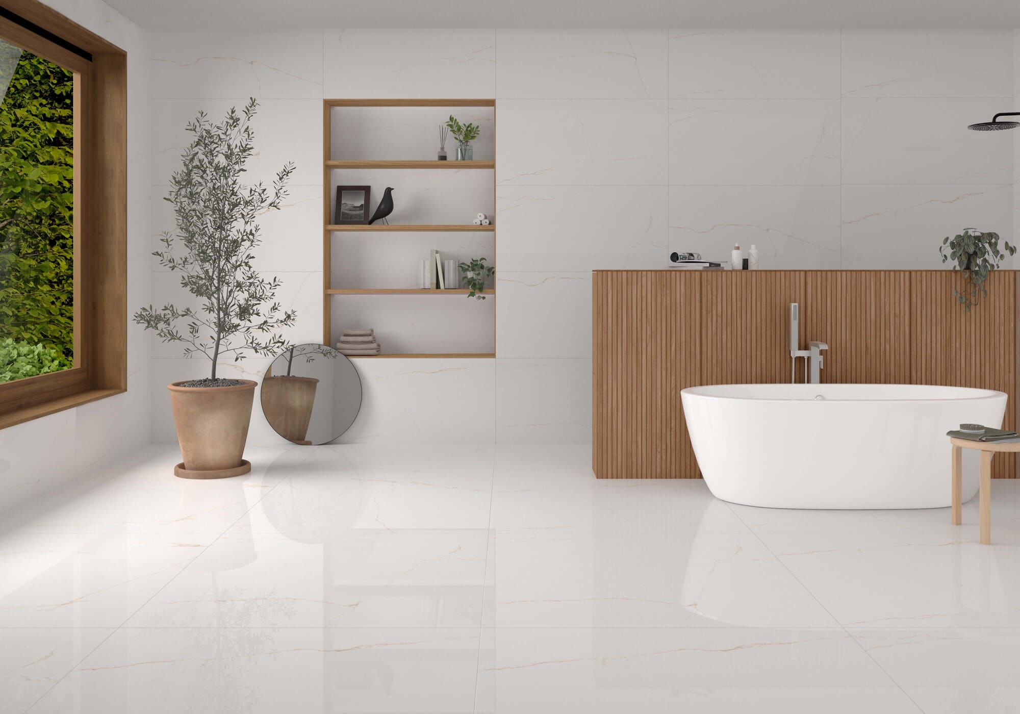 Bianco Mare Satin 60x120 Prissmacer