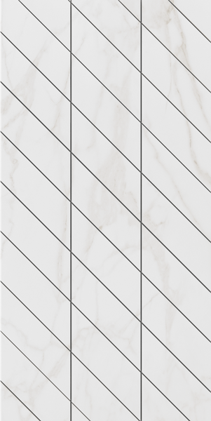 Фальшмозаика SM02 Supreme Corner полированный левый 29,8x59,8x1.0 Ametis by Estima