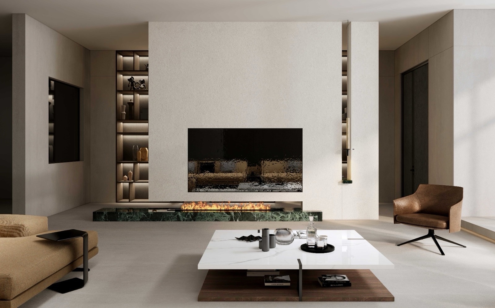 MN124AYH121209 Seminato Cream Matt 9mm 120x120 Moreroom Stone
