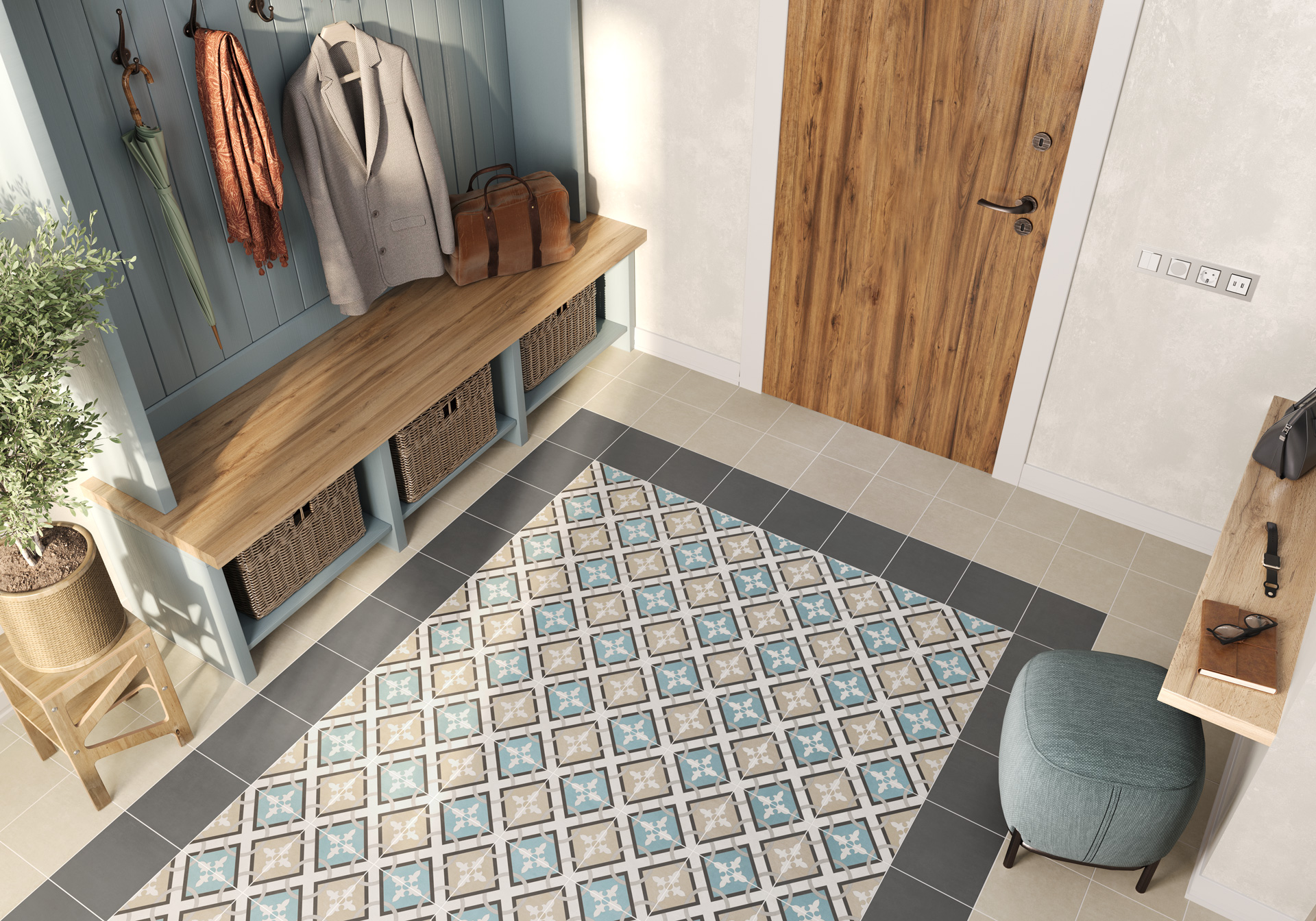 GP2020DNA09 Honey матовый 200x200x8 New Trend
