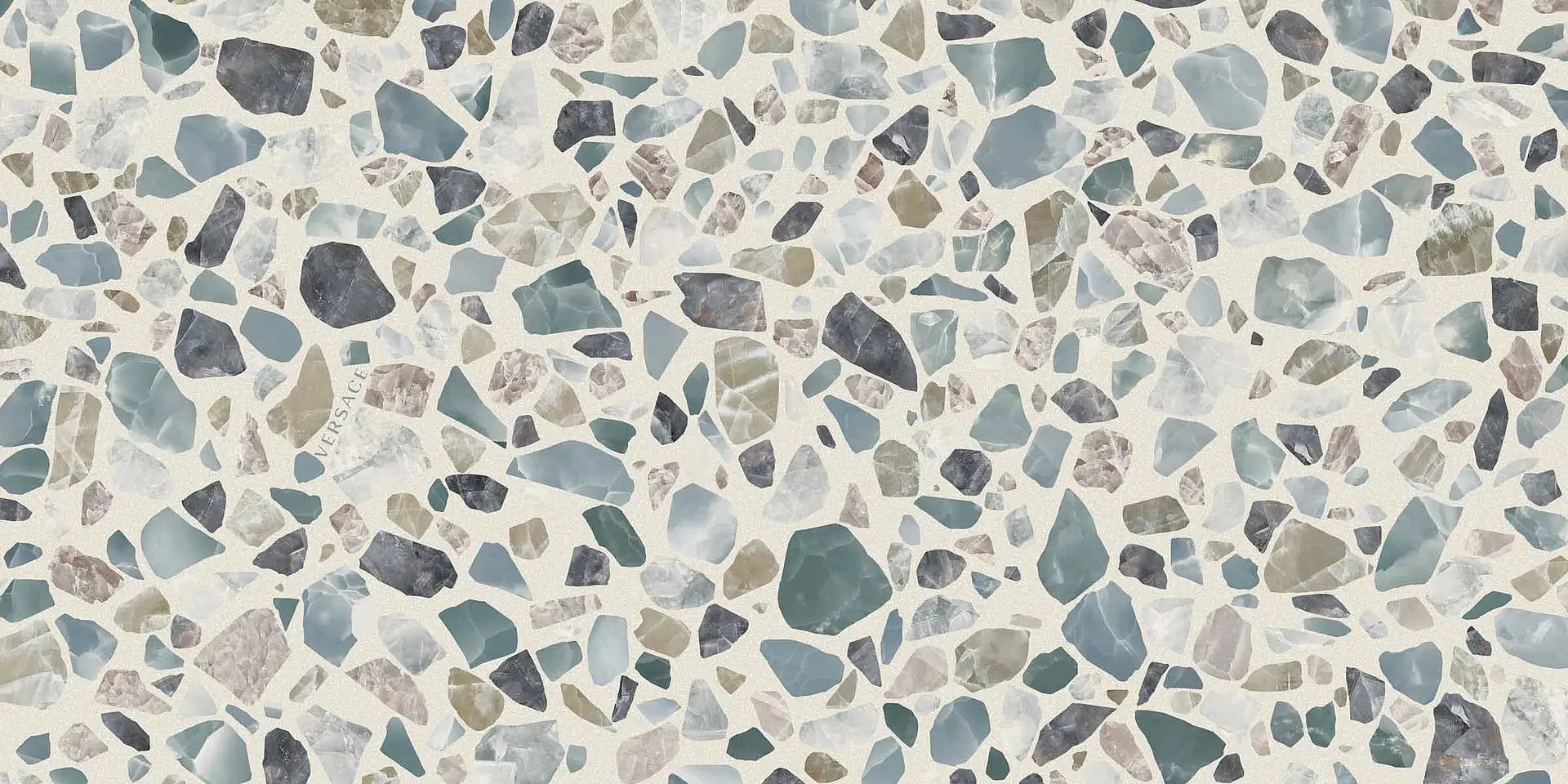 PF60013147 Gemstone White Shards Lux Rett 9mm 60x120 Versace (Gardenia Orchidea) фото 3