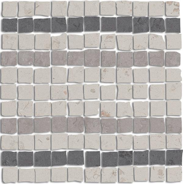 MBS009 Про Лаймстоун Спакко 3 мозаичный матовый 20х20 Kerama Marazzi