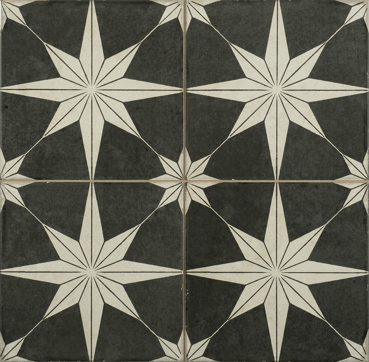 Scintilla Night Black Pre-cut 45x45 Etili Seramik