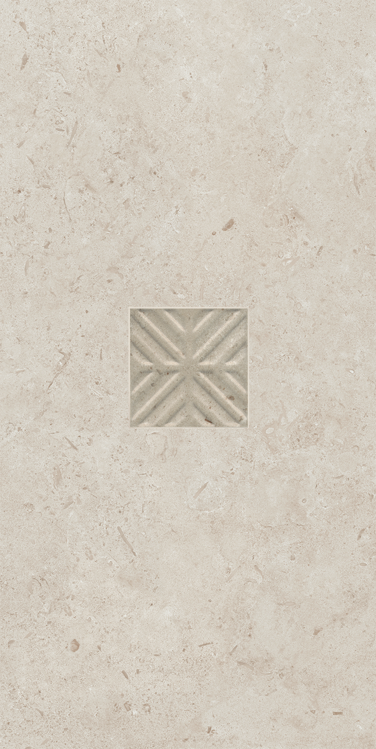 ID128 Декор Карму наборный бежевый матовый 30х60 Kerama Marazzi