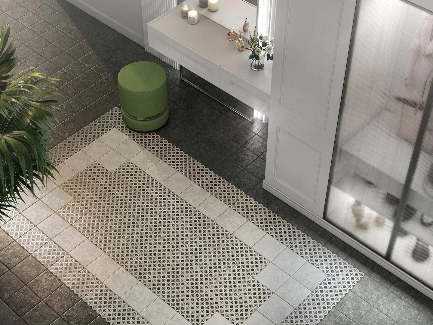 VT/A295/SG1544N Декор Фреджио 2 черно-белый 20x20x8 Kerama Marazzi фото 9