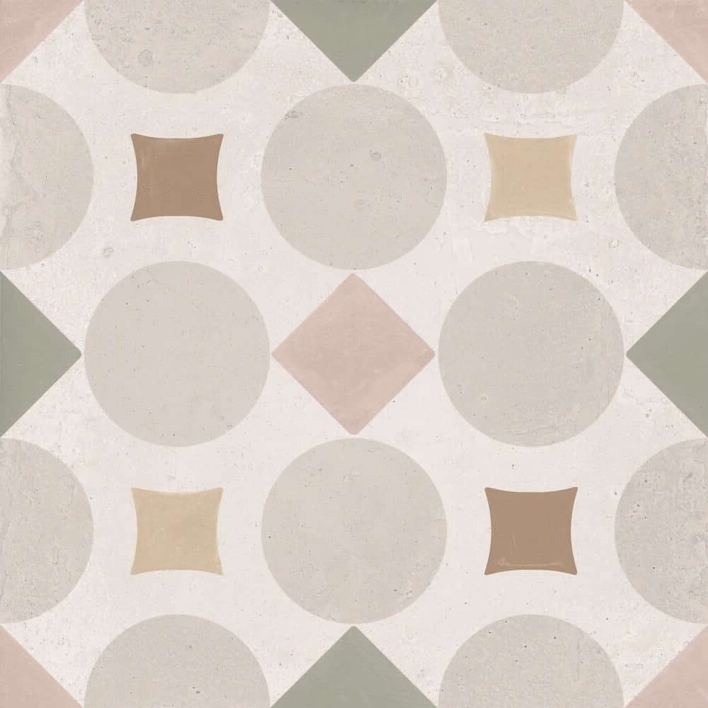 3386036508 Patterns Pink Geometric 9mm R10 22.3x22.3 Harmony