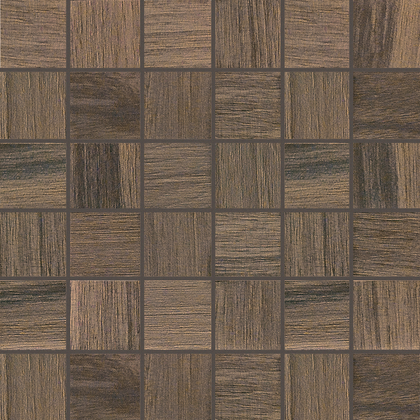 741931 Wooden Walnut Mosaico Nat 5x5 30x30 Casa Dolce Casa