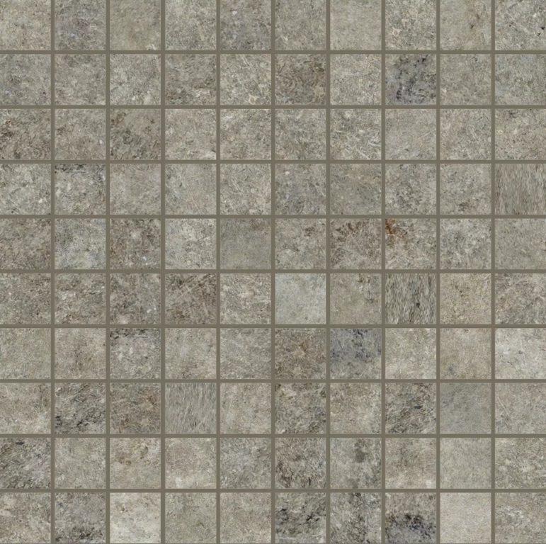 760922 Artifact Vintage_Taupe Mosaico 3x3 30x30 Cerim