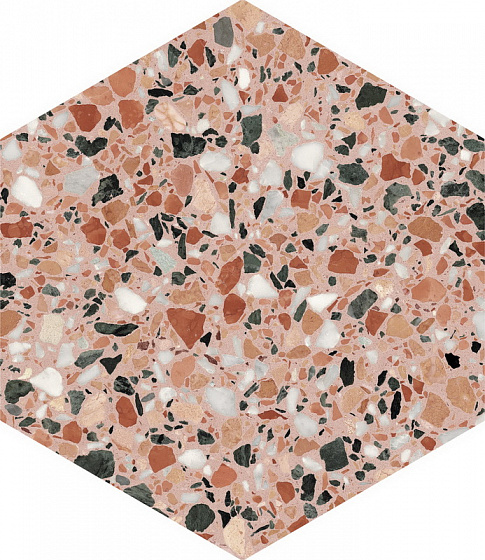 123383 Terrazzo Earth 32x36.8 DNA Tiles