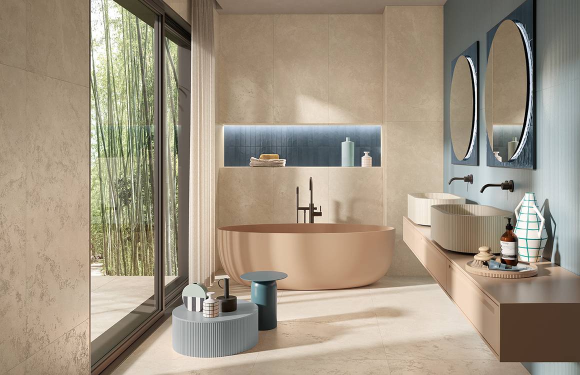 fTGA Vento del Sud Tortora Macromosaico Matt R9 30x30 FAP Ceramiche