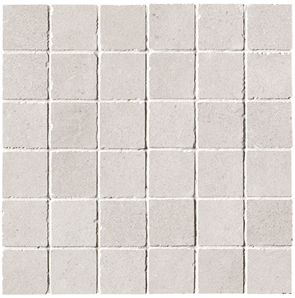 fOQS Nux White Gres Macromosaico Anticato 30x30 FAP Ceramiche