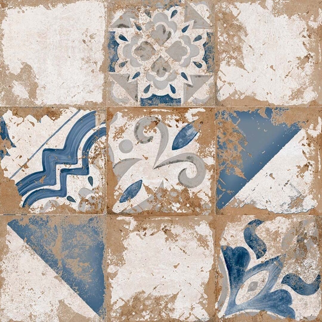 Memory 7 Azul Brillo 58x58 El Molino