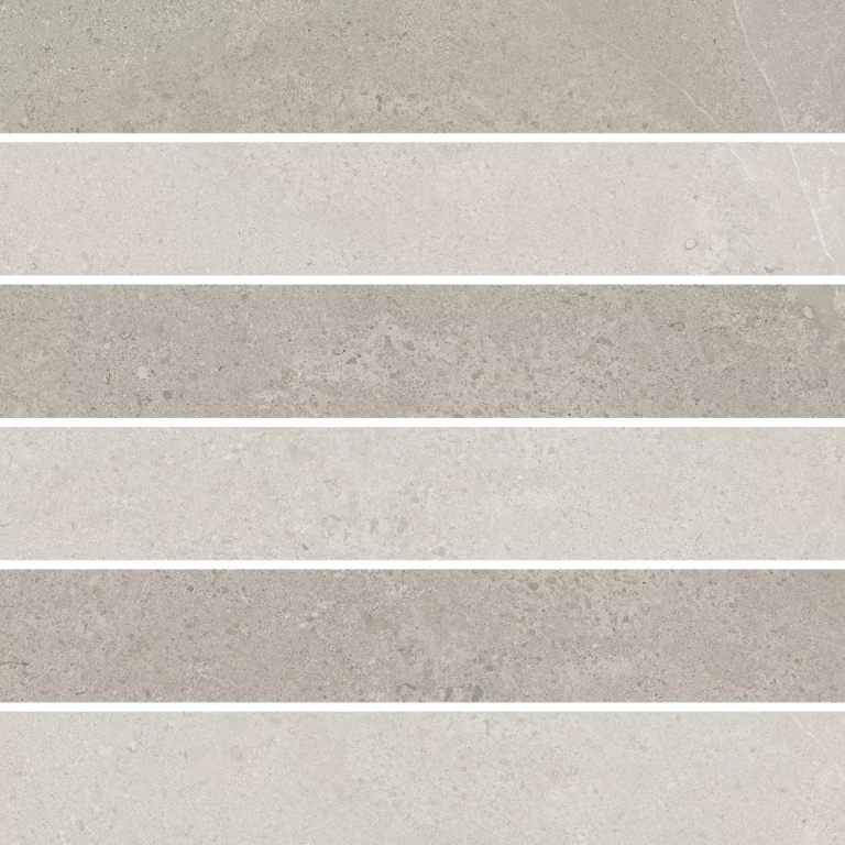 767191 Elemental Grey Limestone Mosaico 3D Nat 30x30 Cerim