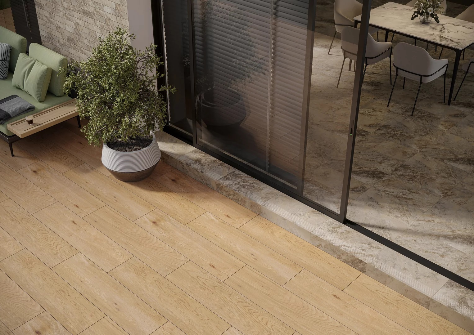 Ardis Rust Elewacja Struktura Mat 40x6,6 Paradyz