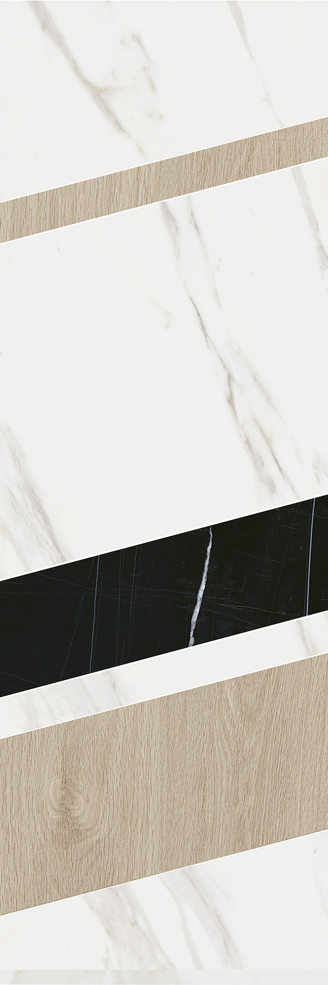 ID129 Декор Бертран 1 микс 40x120 Kerama Marazzi