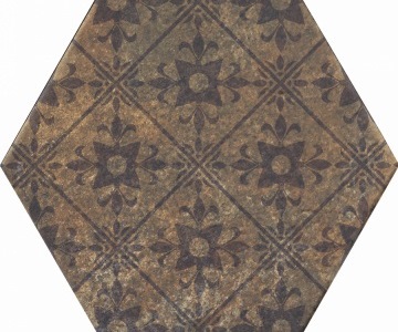 Pompeia Decor Marron 20х24 Monopole Ceramica
