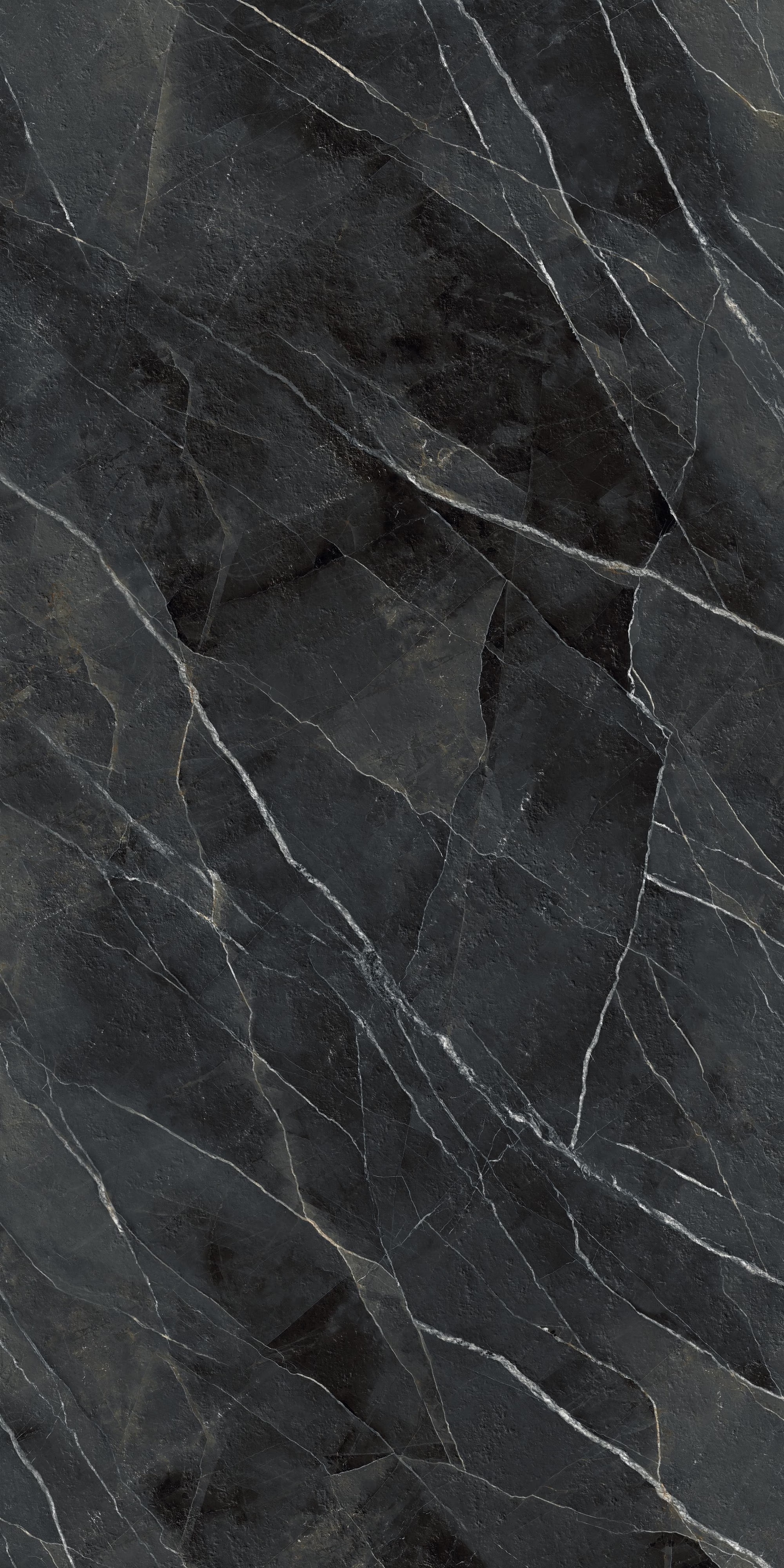 LAMF0M0212_IT Diamond Calacatta Black Bocciardato Book Match B 20+ 162x324 Laminam