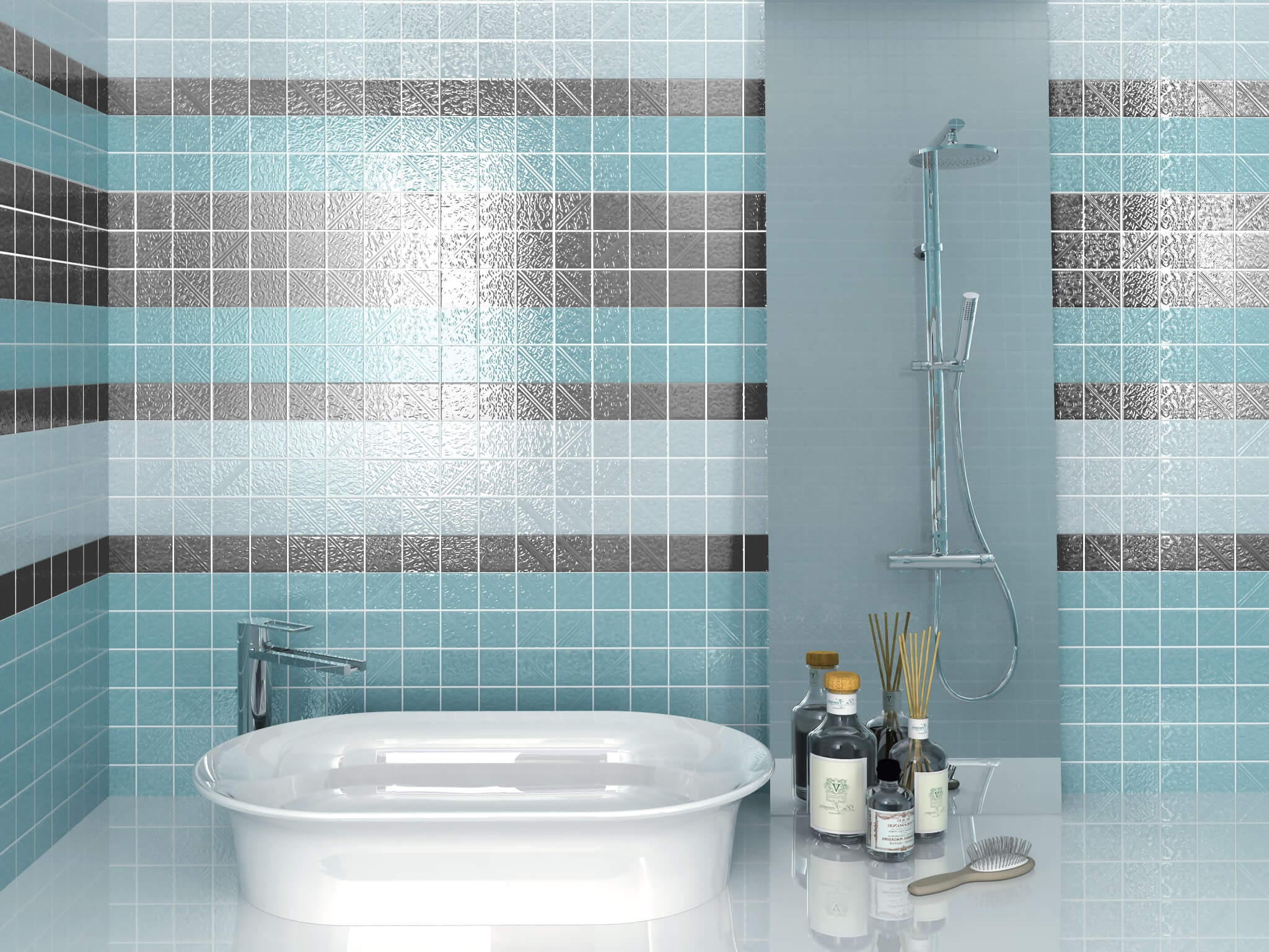 21030 Ла-Виллет бирюзовый темный 30.1*30.1 Kerama Marazzi