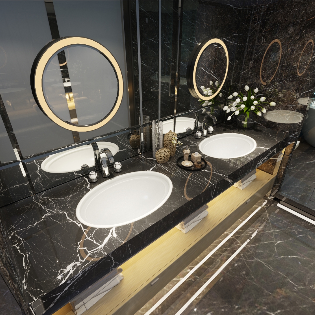 Ararat Lighthing Black Matt Спеченный камень 1200x2700x6 Delfone фото 9