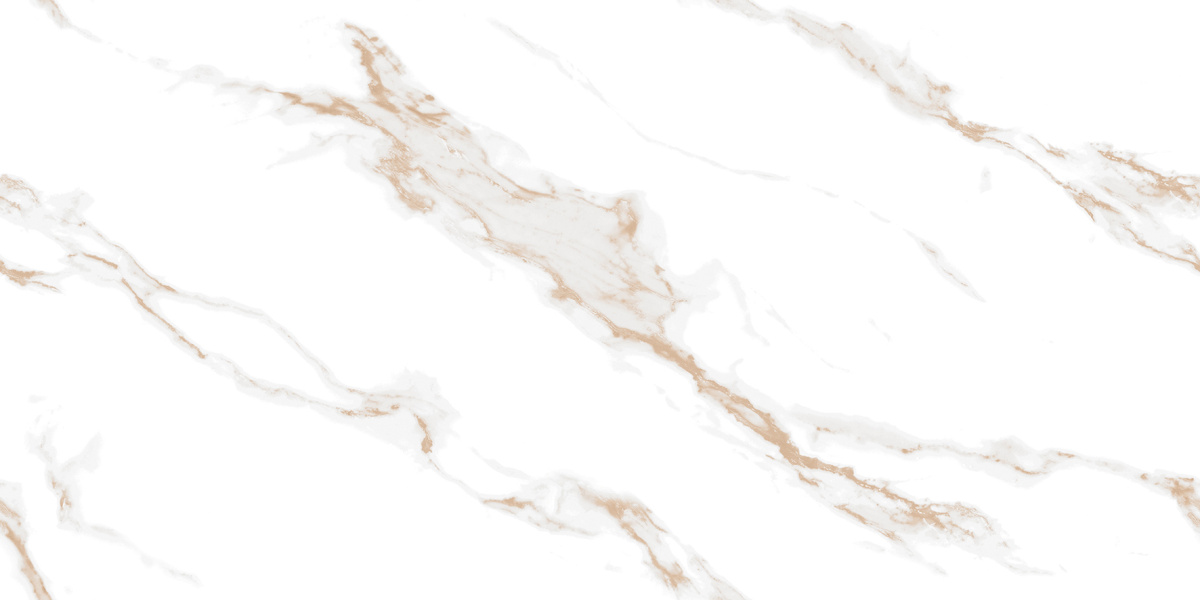 Calacatta Sharp Gold Белый Полированный 60х120 Ceradim