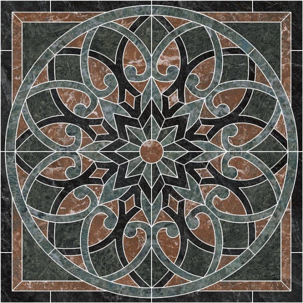 ID110 Риальто наборный лаппатированный 120x120 Kerama Marazzi