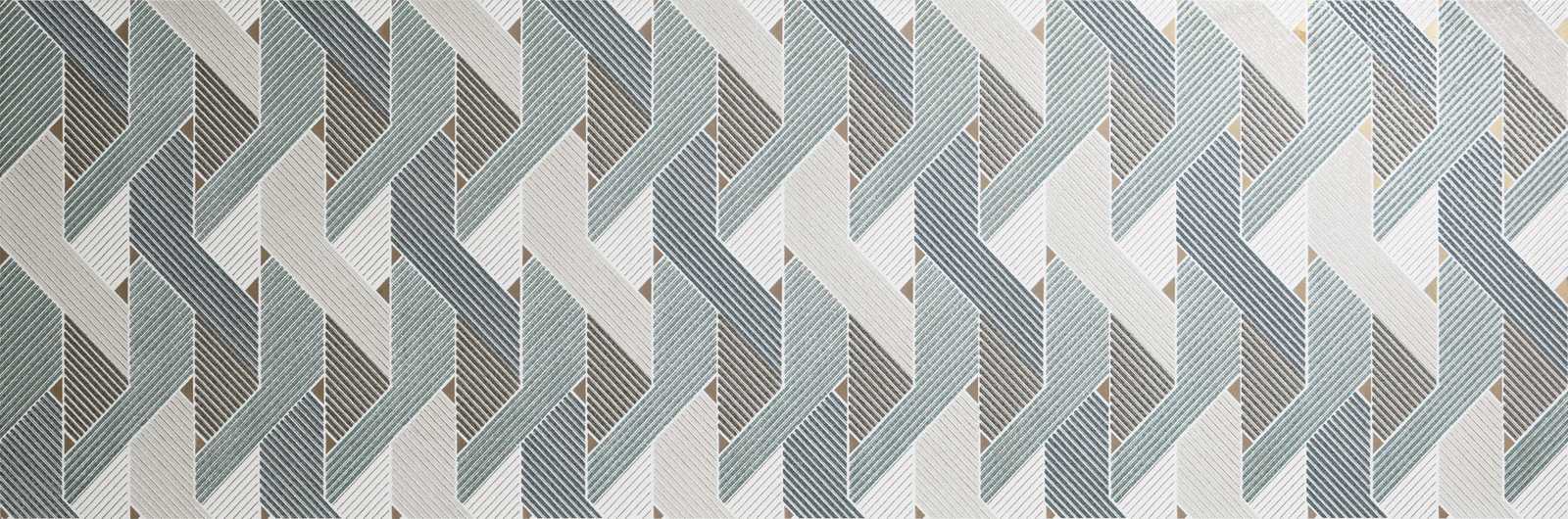 M2U4 Eclettica Decoro Blue Etoile 40x120 MARAZZI Italy