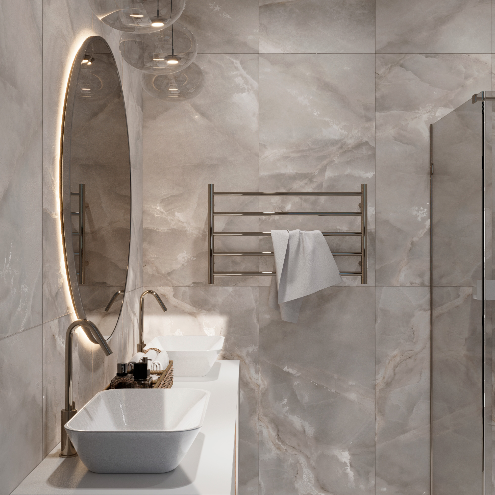 CR4020-A Ascoli Beige Carving 60x120 Arcadia Ceramica