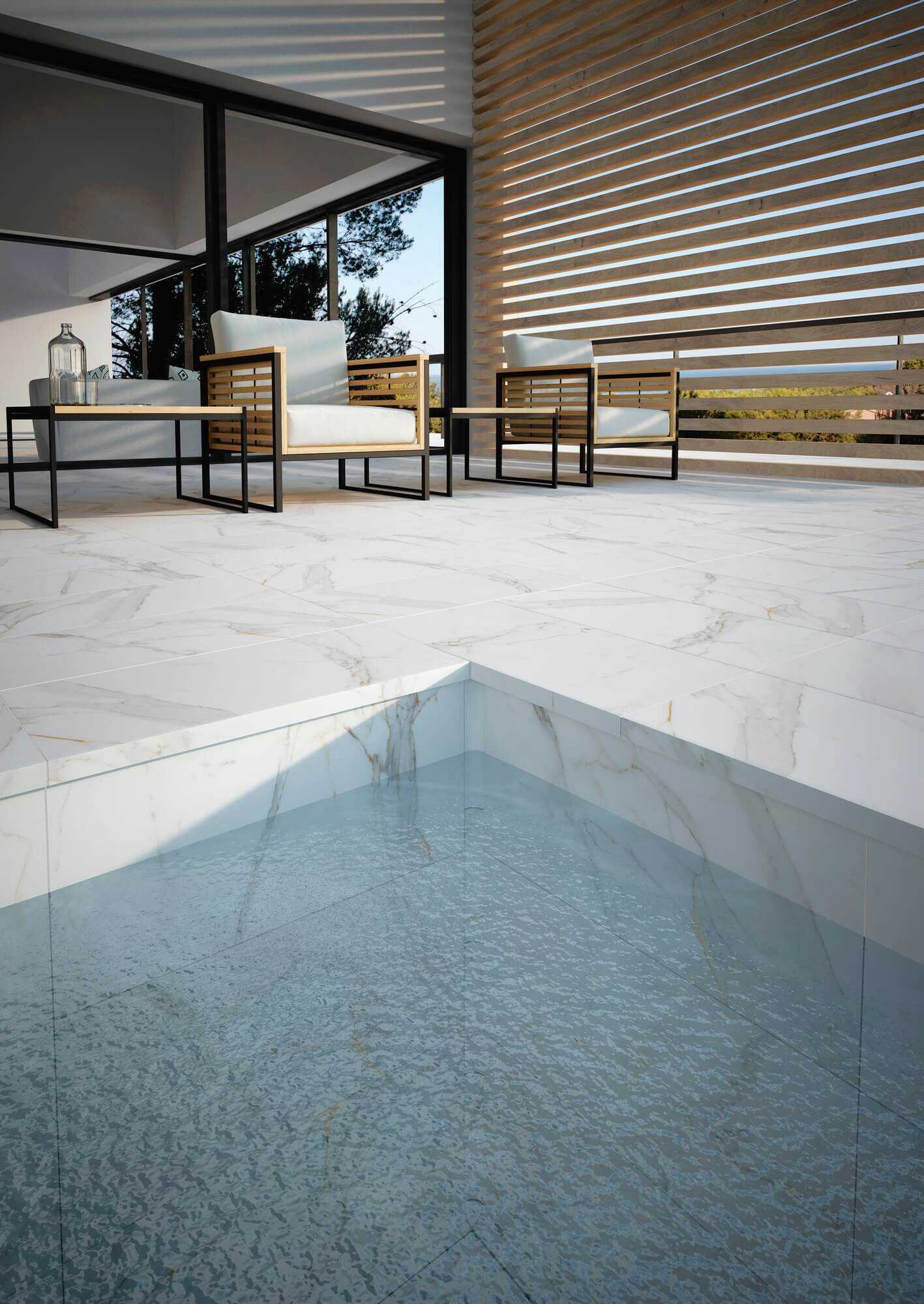 Marbles Peldano Recto Crema Marfil C-1 33x120 Exagres фото 4