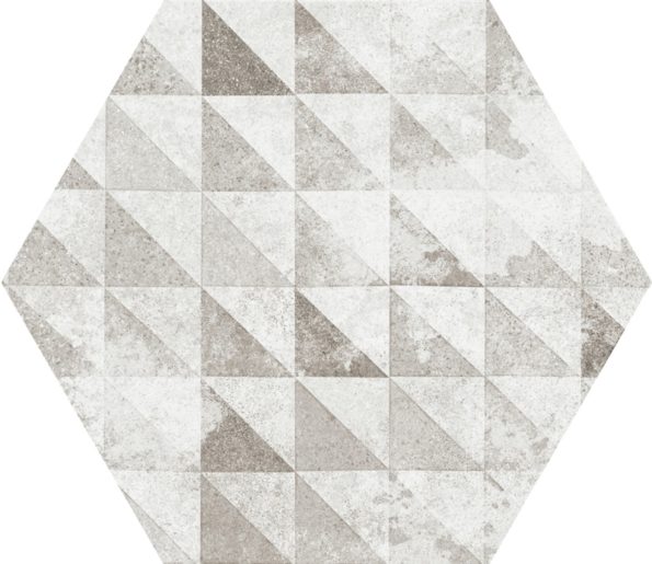 22099 Hexatile Cement Garden Grey 17,5x20 (17 видов паттерна) EQUIPE