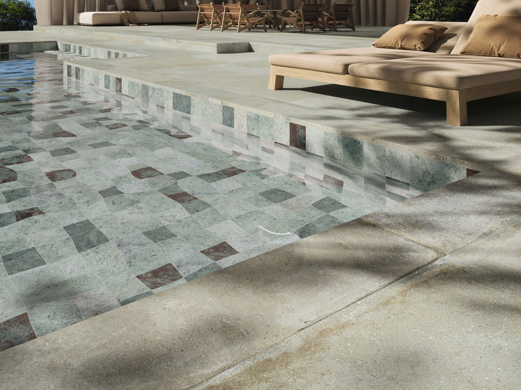 A042409 Palanzo Ecru Rect. 60x60 Ape Ceramica