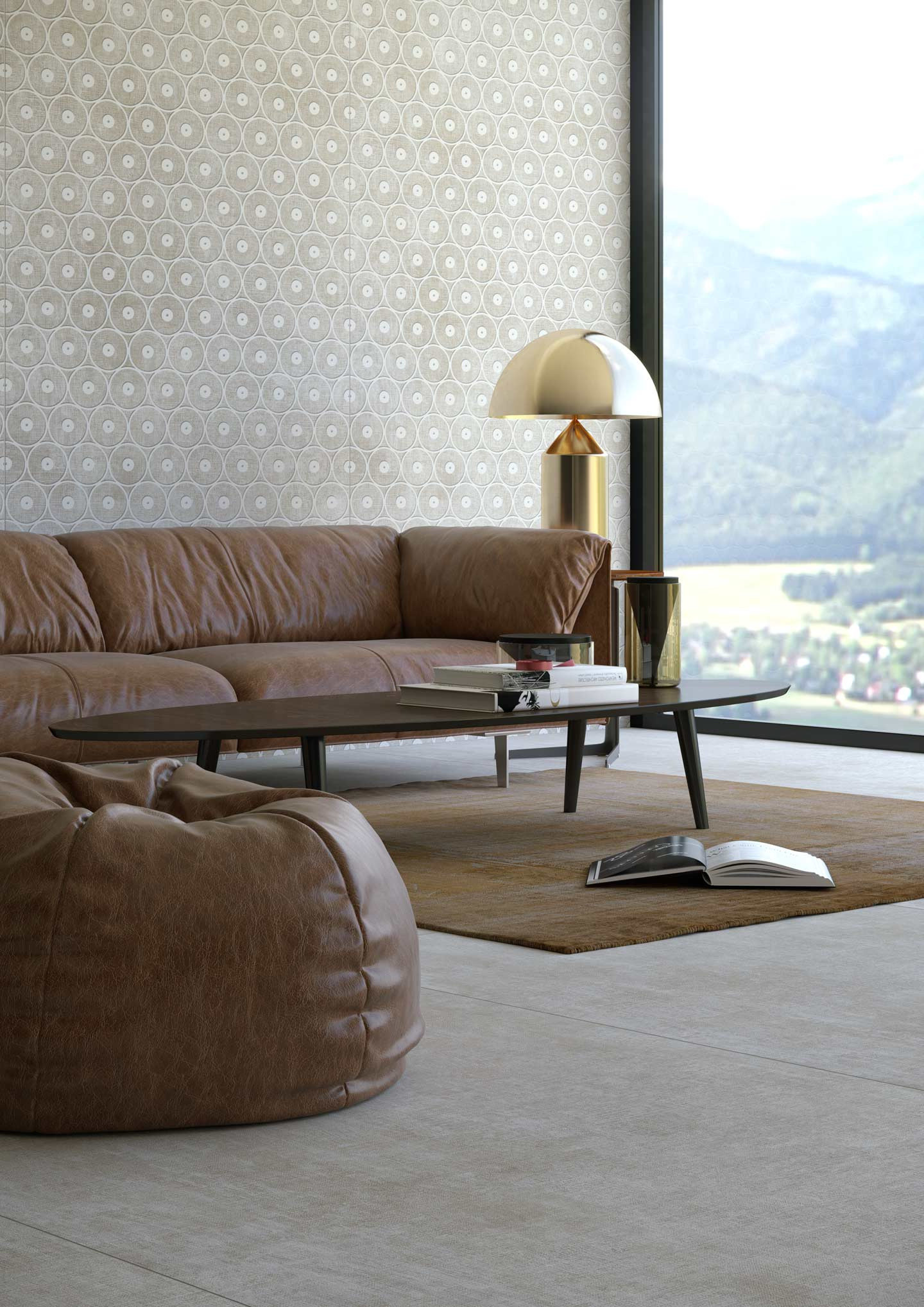 752615 Tesori Decoro Monile Grigio Bronzo 6mm 120x240 Cedit