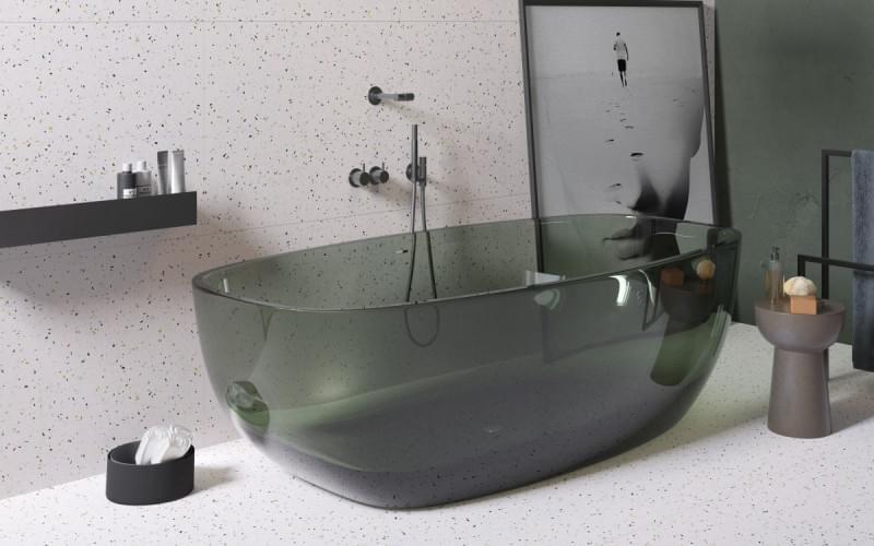 K-340/MR/p01 Плинтус Vetro Белый 76x600x9 Kerranova