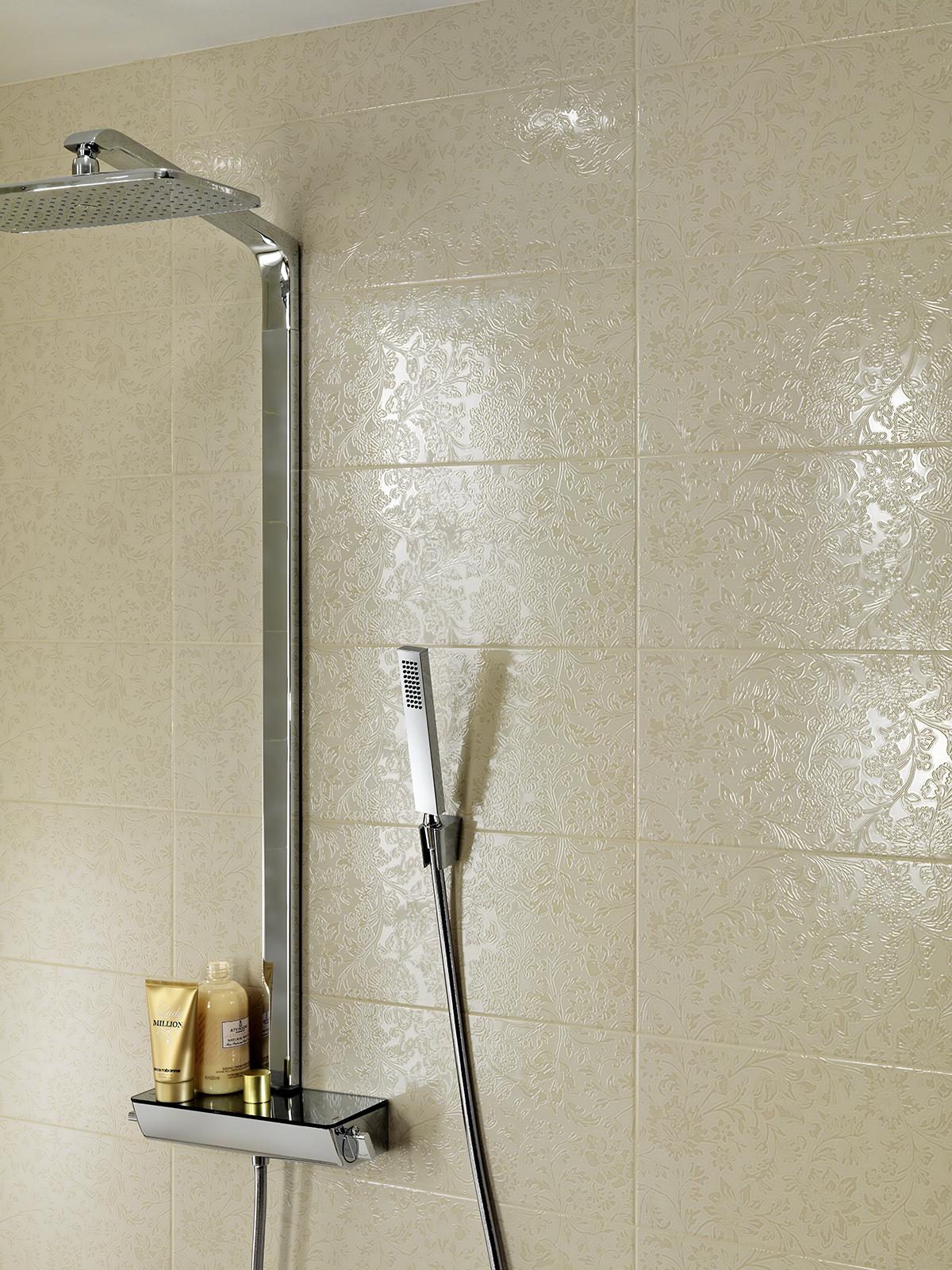 MLER Colourline White/Blue Decoro 22x66.2 MARAZZI Italy