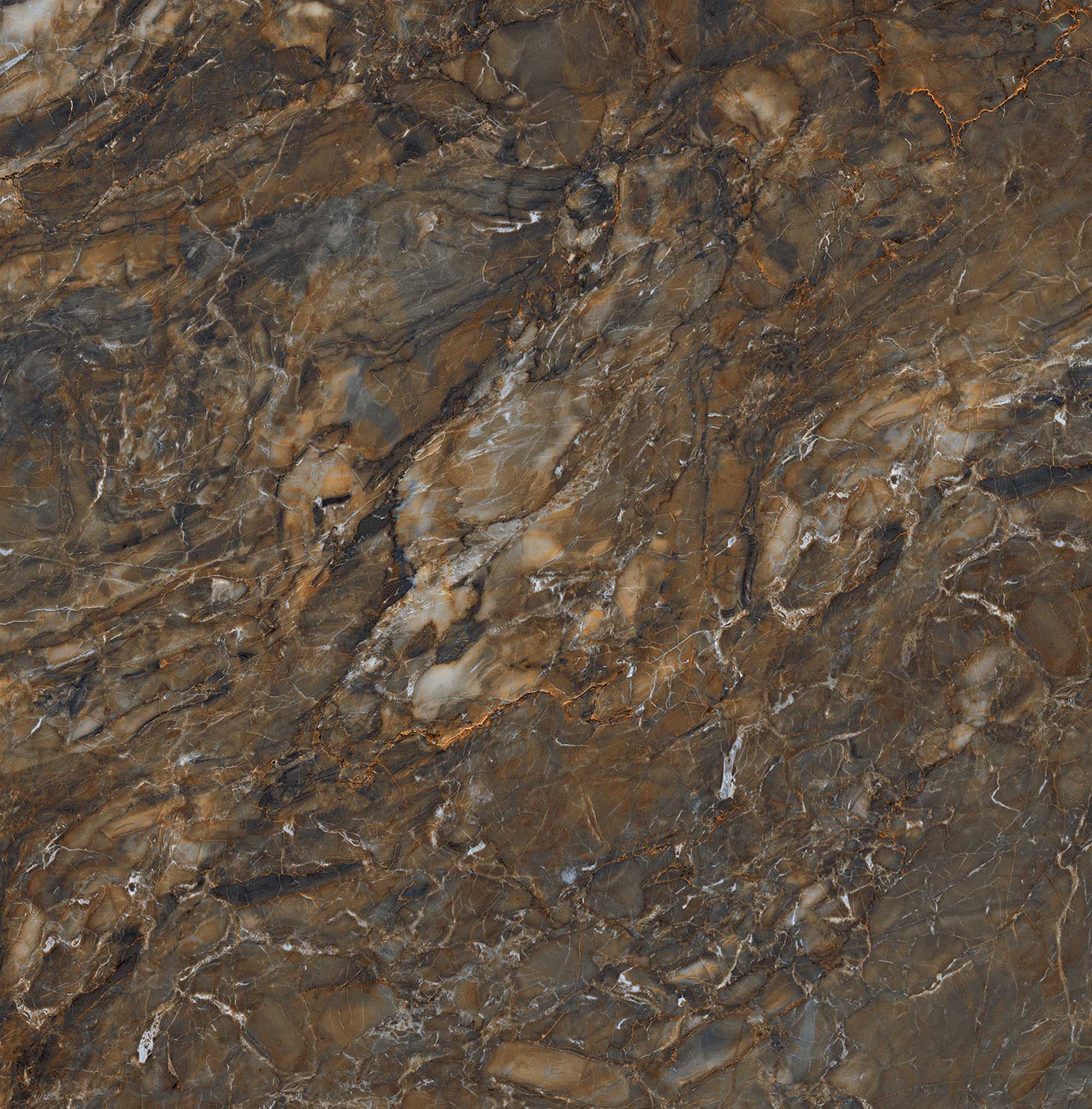 BR04 Bernini Dark Brown Неполированный Рект. 80х80х10 Estima фото 9