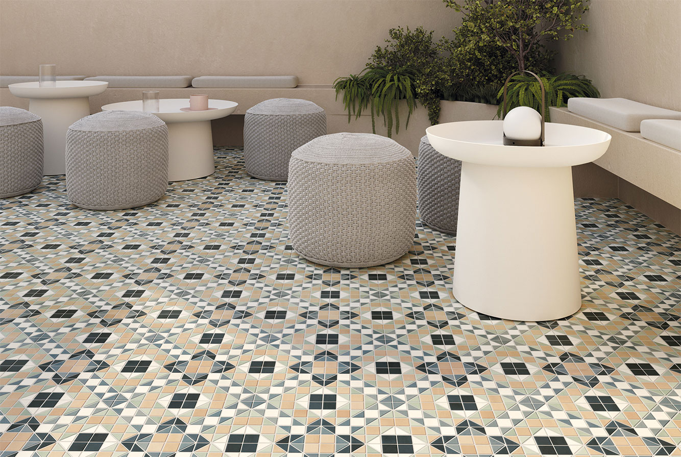 130014 Tesserae Like B&W 28x28 WOW