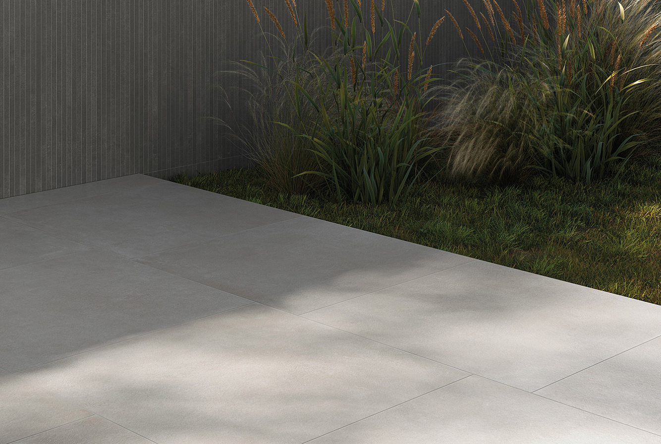 FL01BAC I Cementi White Ciottolo SQ. RealUp/StrideUp 60x120 Italgraniti
