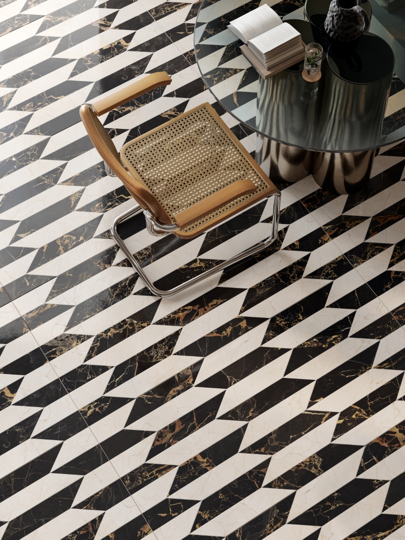 A2INW00204T Intarsi Warm Creta 3D Satin Ret 60x120 Vallelunga фото 7