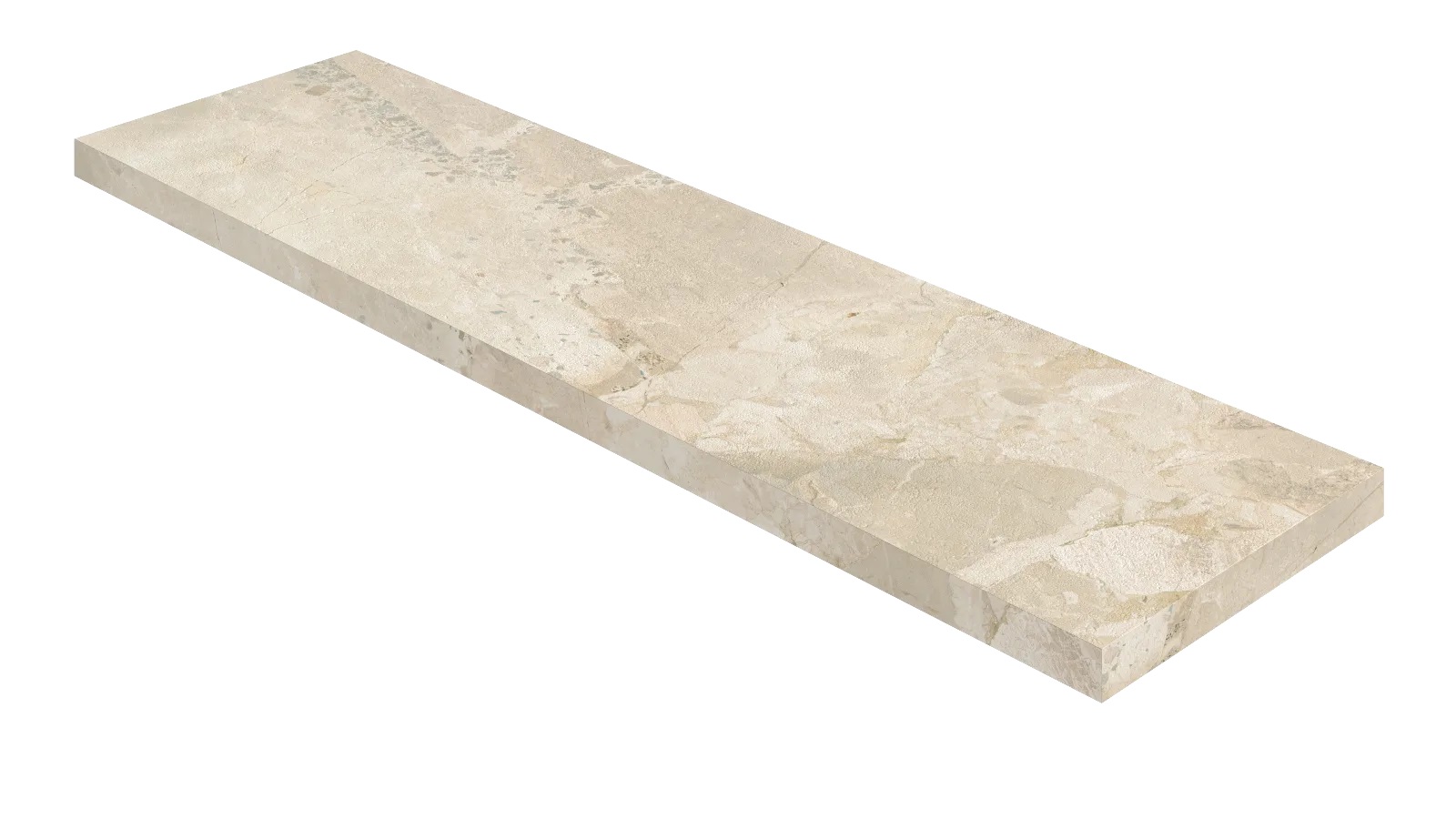 620070003237 Вивальди Уайт Ступень Угловая Правая 33x120 ColiseumGres