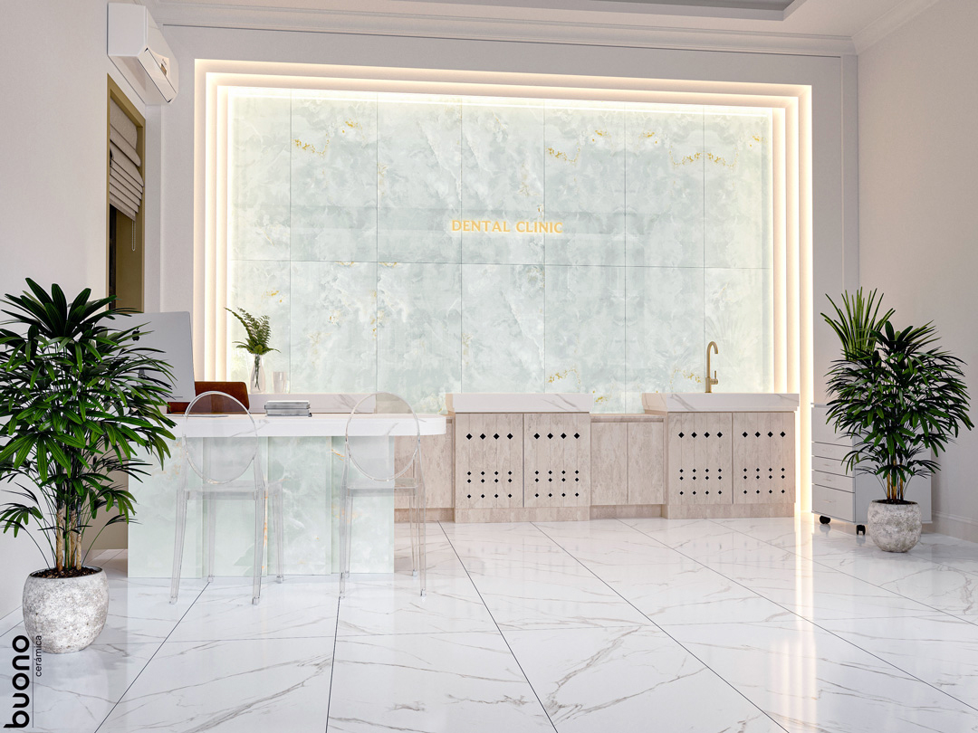 O4450P Onice Perla Glossy 60x120 Buono Ceramica фото 24