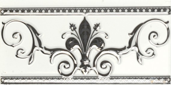 CENEFA NOBLESSE BLANCO SILVER 20*10 Ape Ceramica