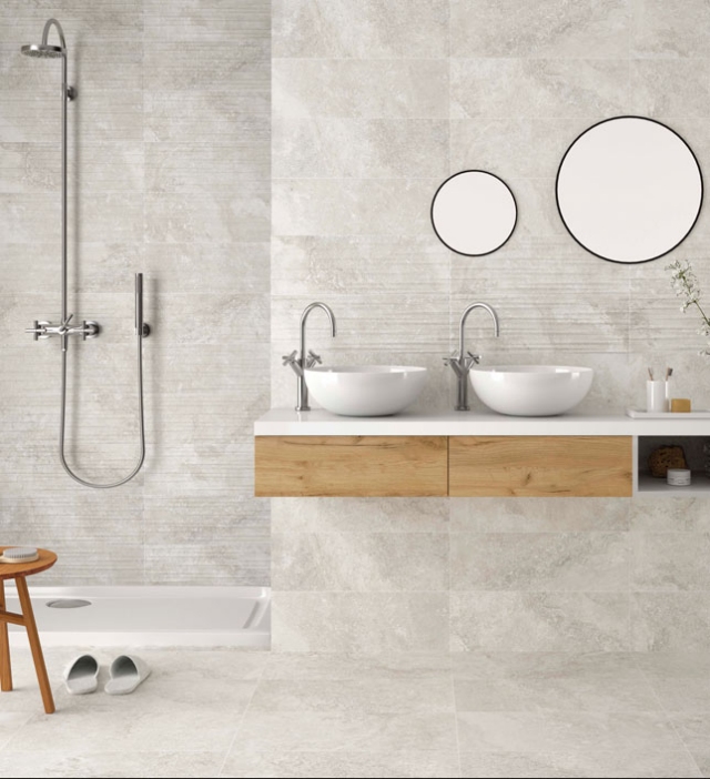 Rockstone Noce MT Rect. Inout 100x100 STN Ceramica