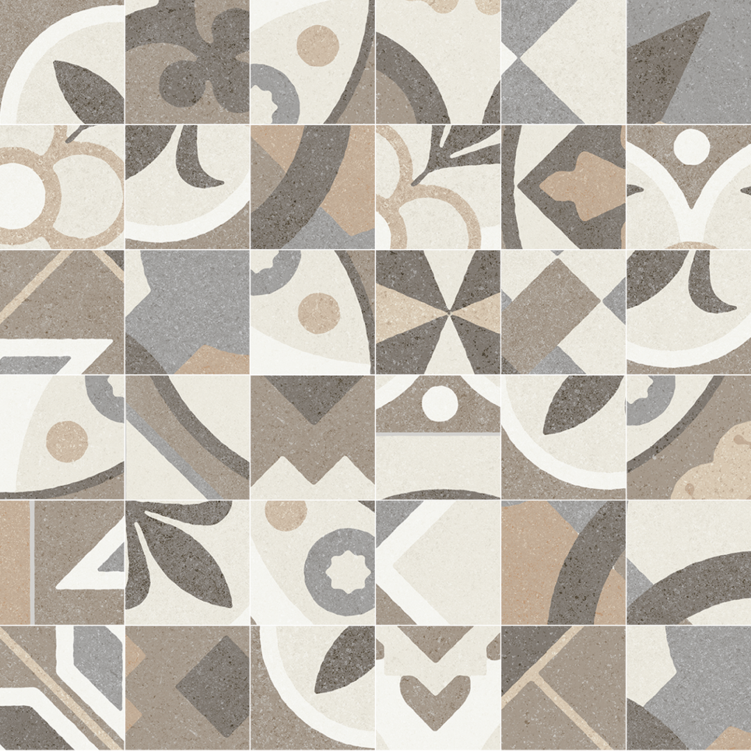 23441 D.Mila Warm Mosaic/SF 30x30 Peronda