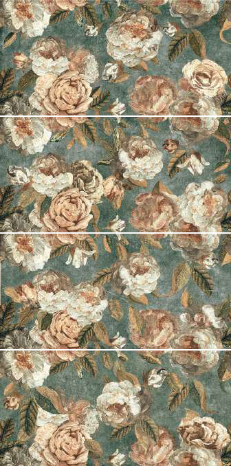 133482 Alchymie Flowery Green Nat Ret 60x120 Naxos