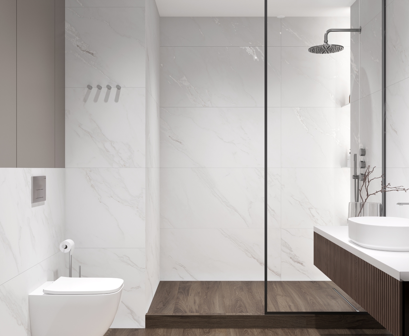 Calacatta Michael белый лаппатированный шайн 60х120 Laparet