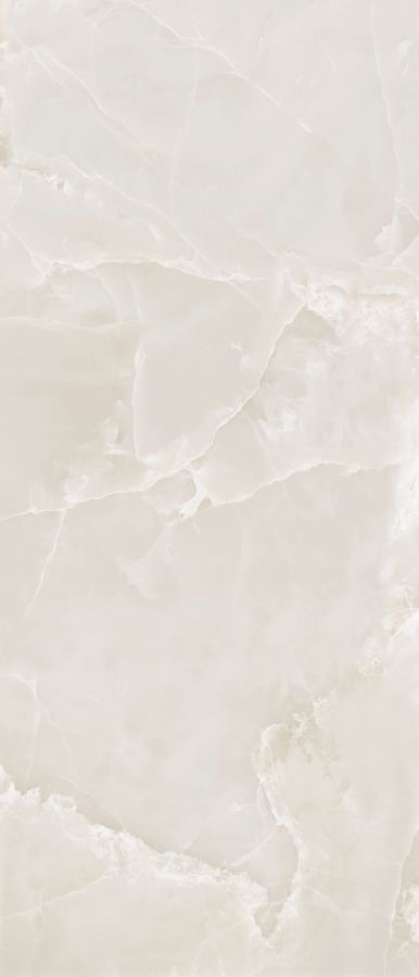 779257 Eccentric Luxe Cloudy White Glossy 9mm 60x120 Rex Ceramiche
