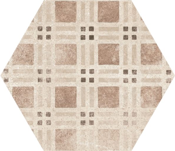 22098 Hexatile Cement Garden Sand 17,5x20 (17 видов паттерна) EQUIPE
