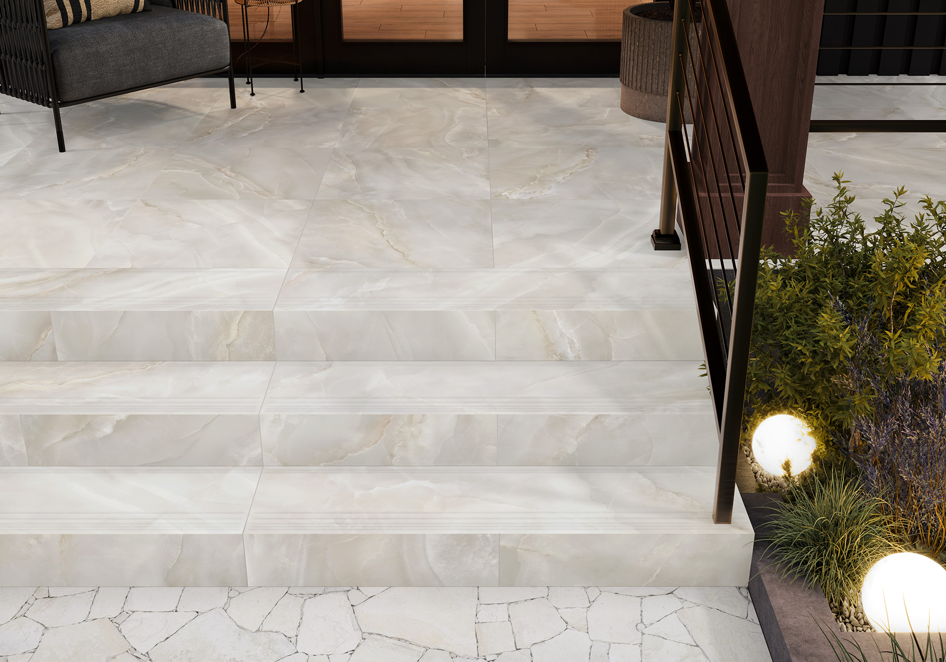 GFU6060ONK04R Onika матовый 600x600x9 Alma Ceramica (Уралкерамика) фото 17